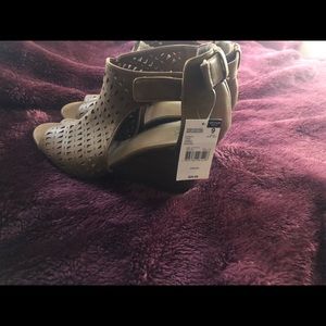 Brown Route 66 Wedge Sandals